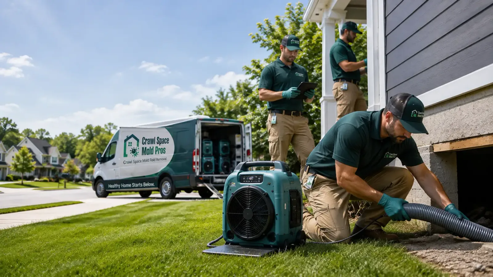 Crawl Space Mold Removal in Pleasant Plains, AR